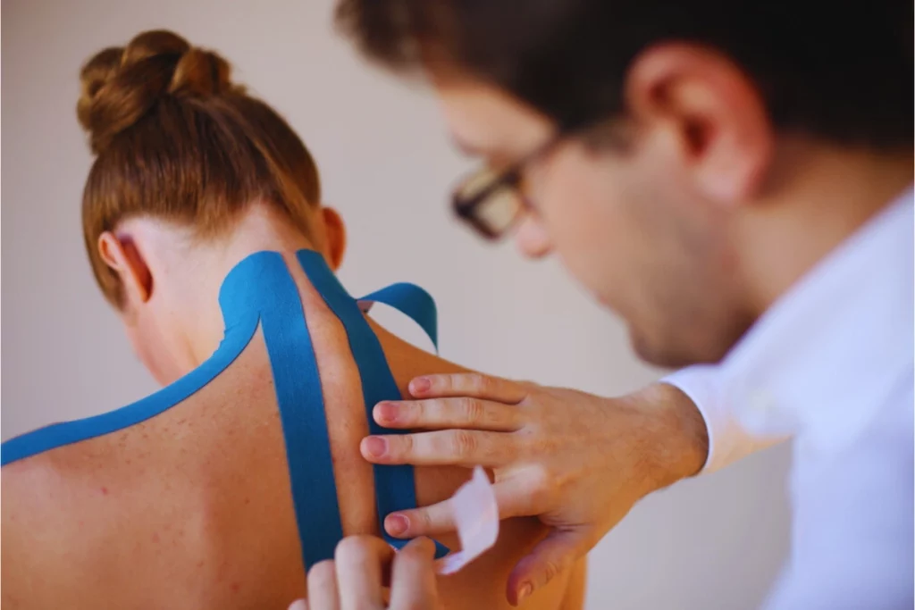 Kinesiology Tape for Back Pain Relief from Prolonged Sitting