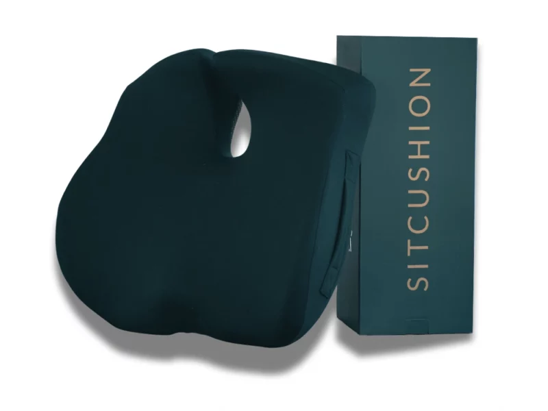 green sit cushion - seat cushion