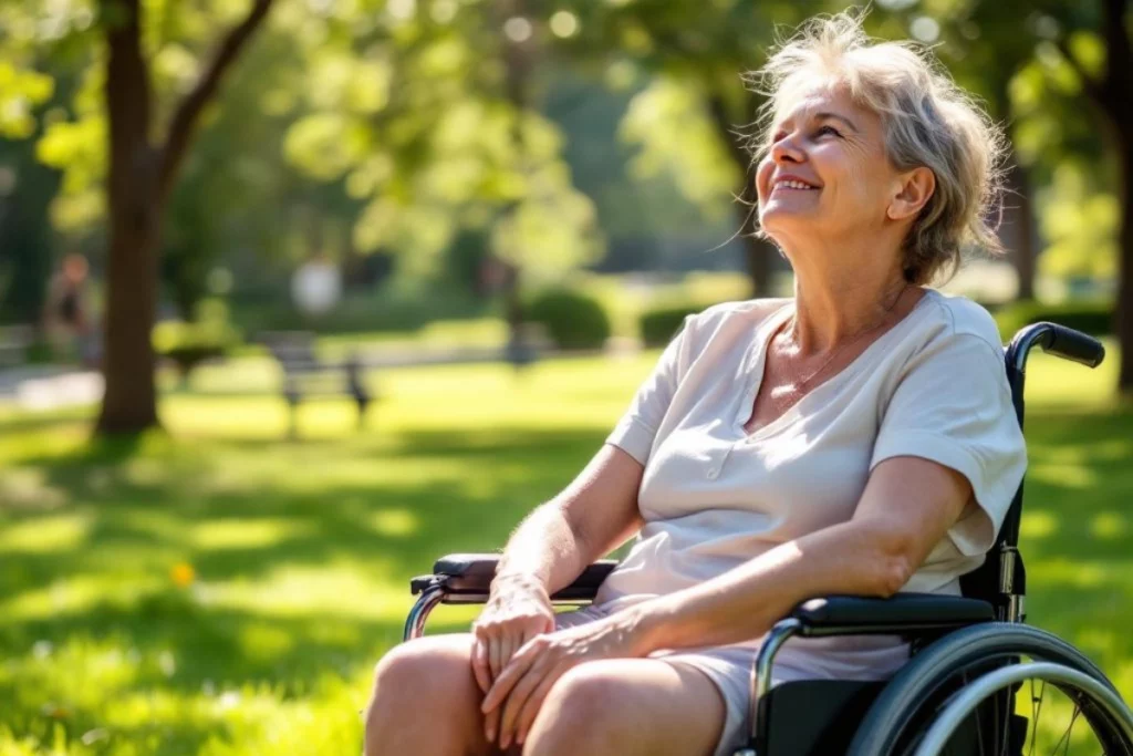 Wheelchair Cushion with Cooling Gel for Summer Use