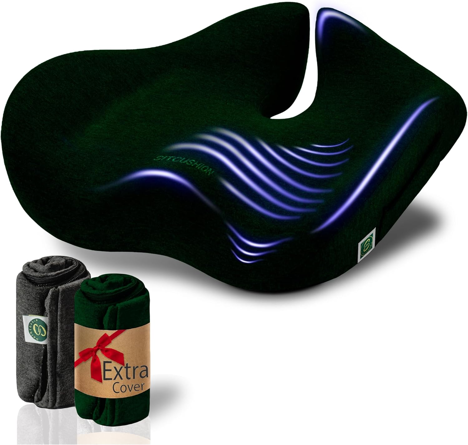 green seat cushion- SitCushion