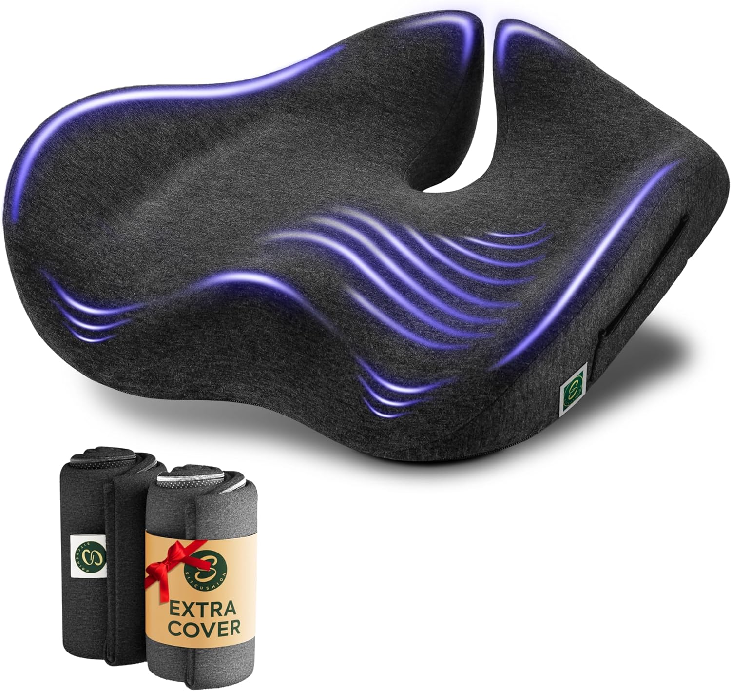 gray seat cushion- SitCushion