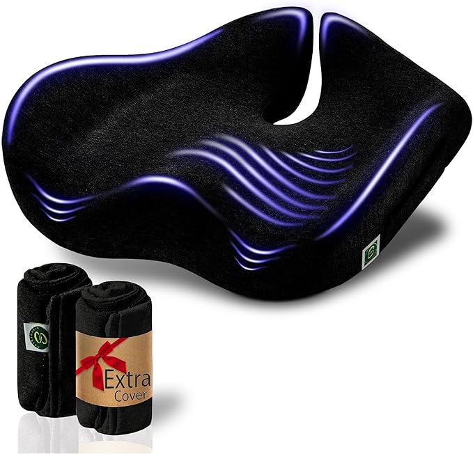 black seat cushion- SitCushion