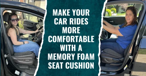 Make Your Car Rides More Comfortable with a Memory Foam Seat Cushion