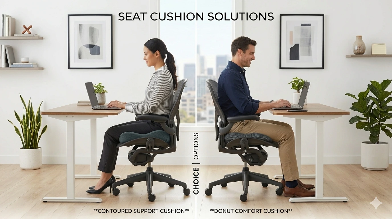 Best Hemorrhoid Cushions for Sitting Donut Pillow vs Memory Foam