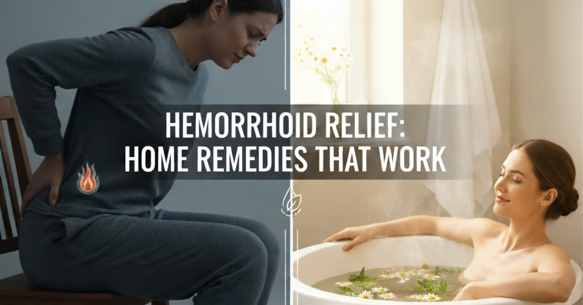 Fast Hemorrhoid Relief Home Remedies to Shrink Hemorrhoids, Ease Pain, and Stop Bleeding