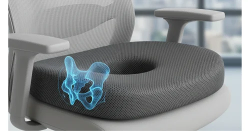 Coccyx Cushion with Center Cutout for tailbone