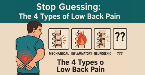 4 Types of Low Back Pain