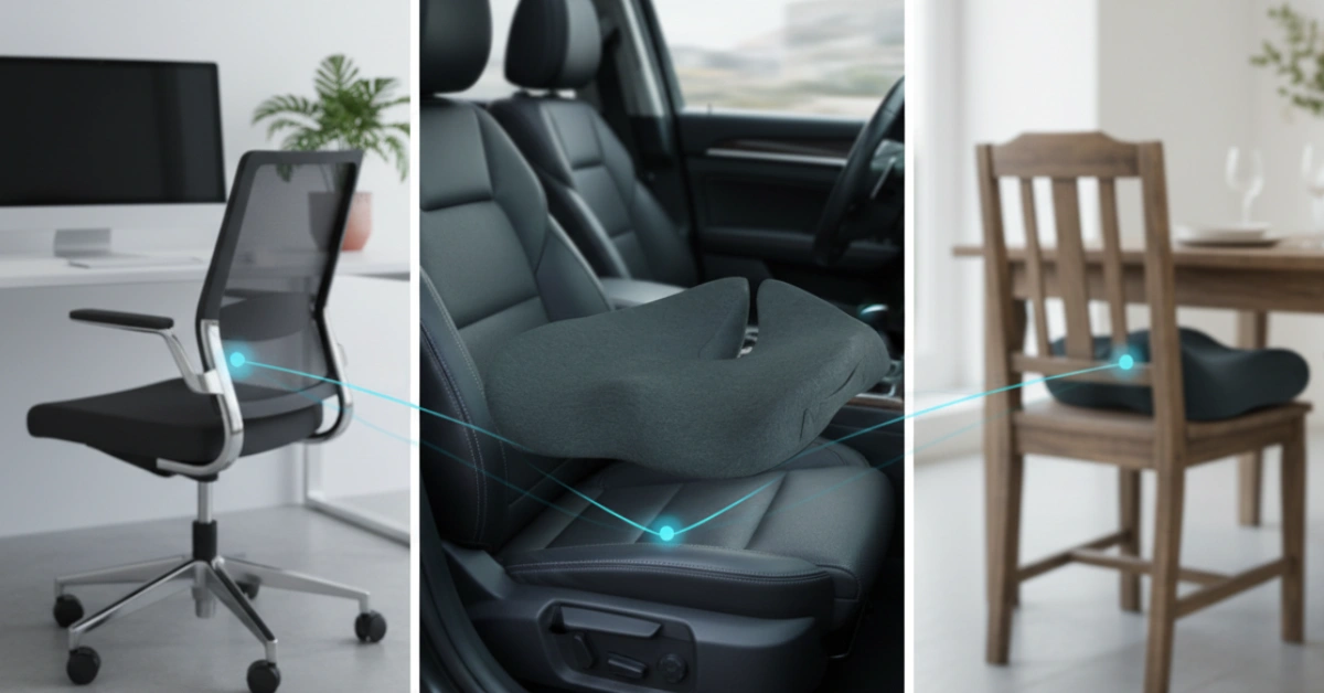 Can a seat cushion be used on multiple chairs (office, car, dining)