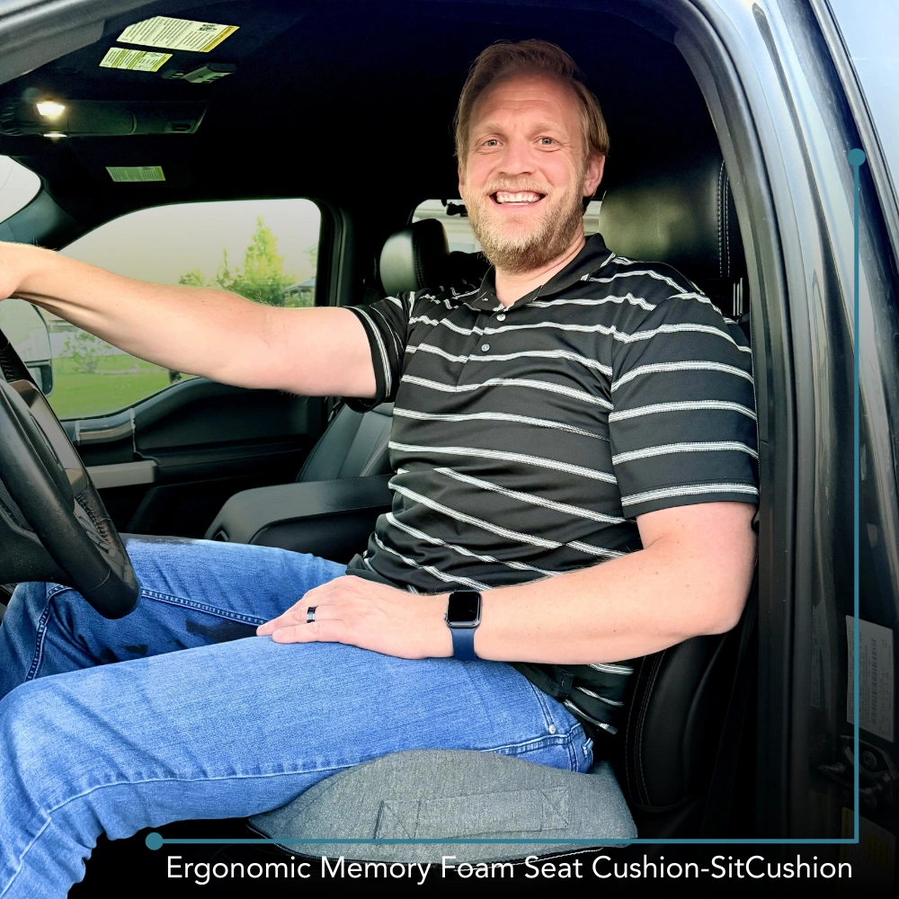 Ergonomic Memory Foam Car Seat Cushion-SitCushion