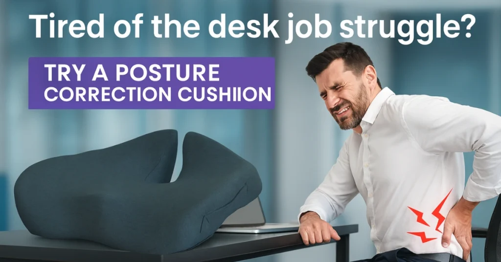 Posture Correction Cushion Elevating Office Ergonomics and Spinal Health