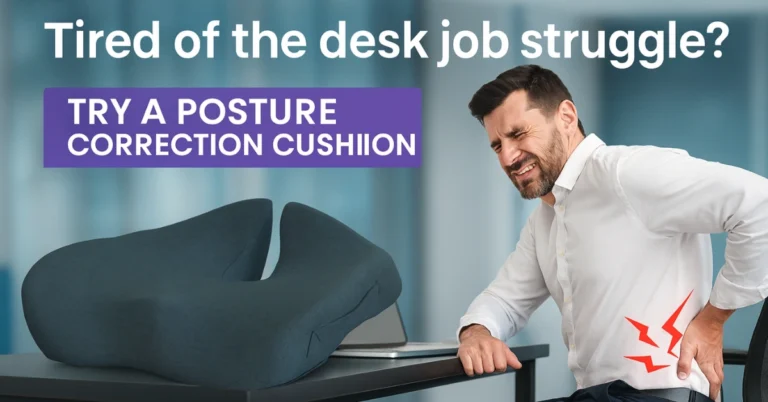 Posture Correction Cushion Elevating Office Ergonomics and Spinal Health