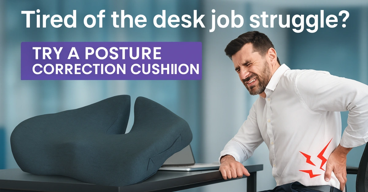 Posture Correction Cushion Elevating Office Ergonomics and Spinal Health