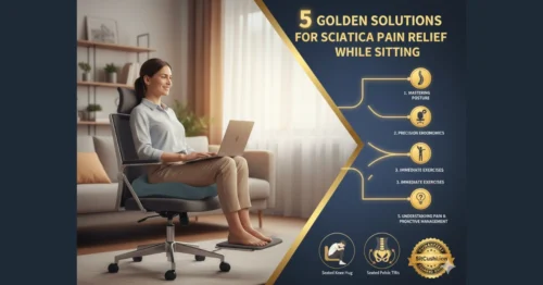 5 Golden Solutions for Sciatica Pain Relief While Sitting (Including Best Posture and 3 Immediate Exercises)