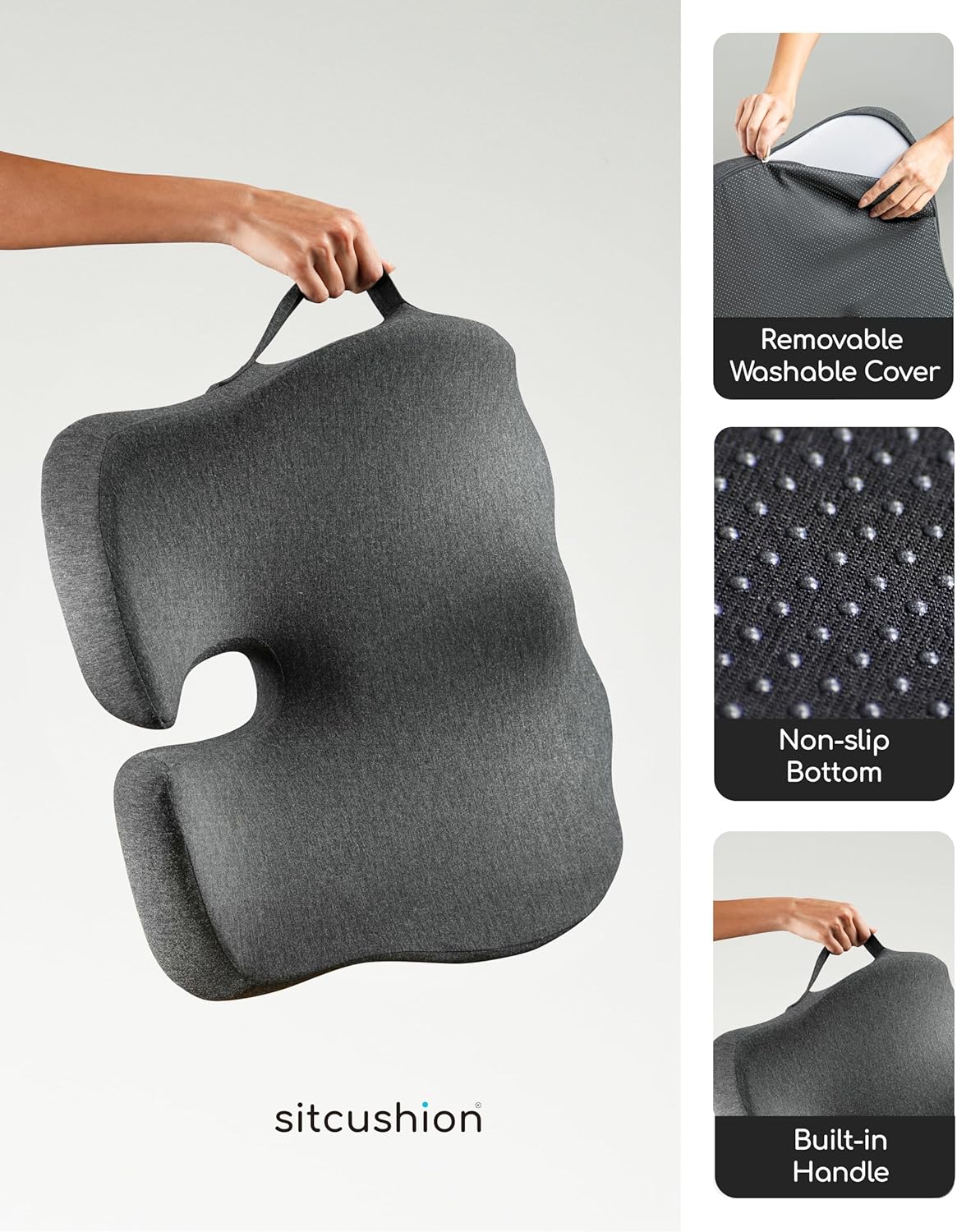 Consider the materials used in the seat cushion.