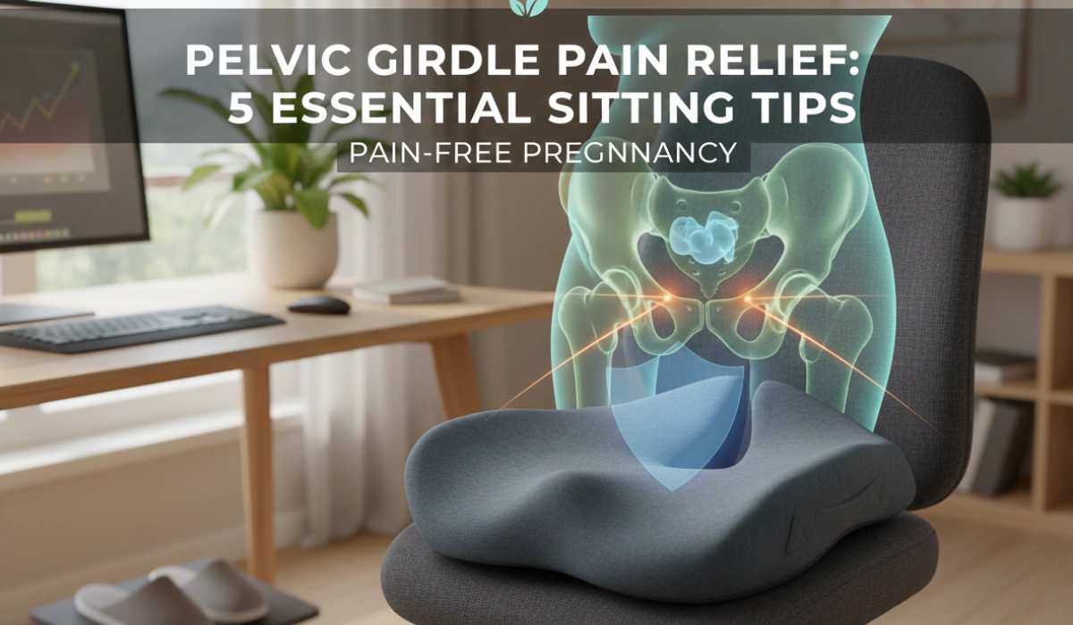 Pelvic Girdle Pain Relief_ 5 Essential Ergonomic Sitting Tips for a Pain-Free Pregnancy