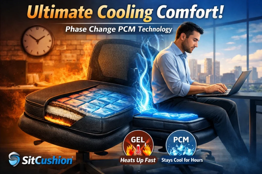 The Truth About Cooling Office Seats_ Why Phase Change Beats Gel Every Time