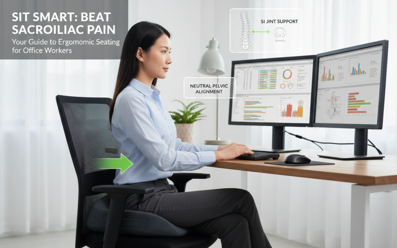 Best Seat Cushions for Office Workers with Sacroiliac Joint Pain