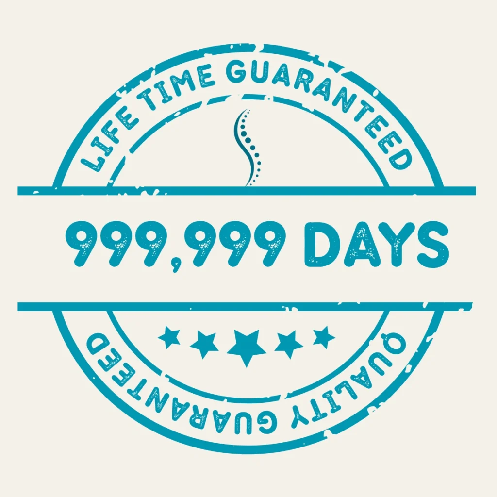 999,999 Days_Life Time guaranteed_Sitcushion