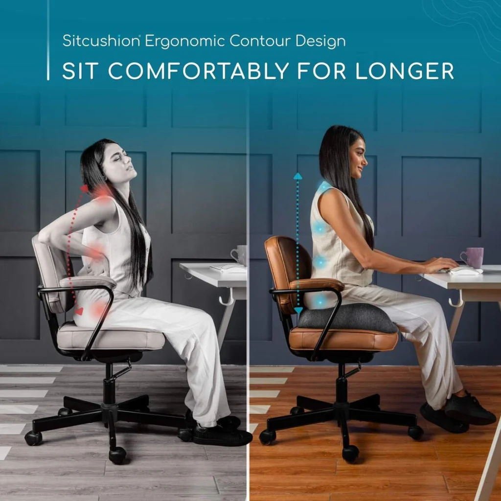 Sitcushion Ergonomic Contour Design