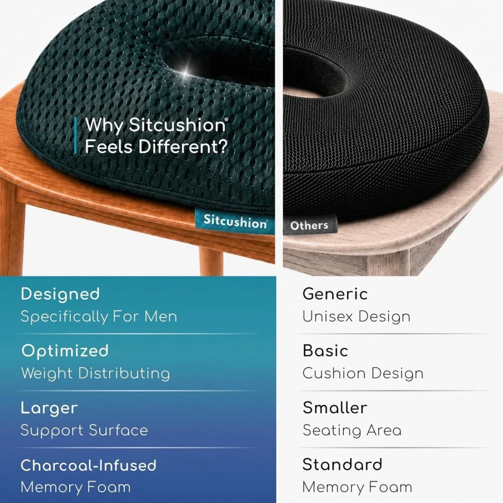 why sitcushion feels different?