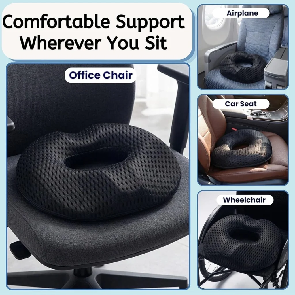 comfortable support wherever you sit _ Sitcushion Donut seat cushion for Men