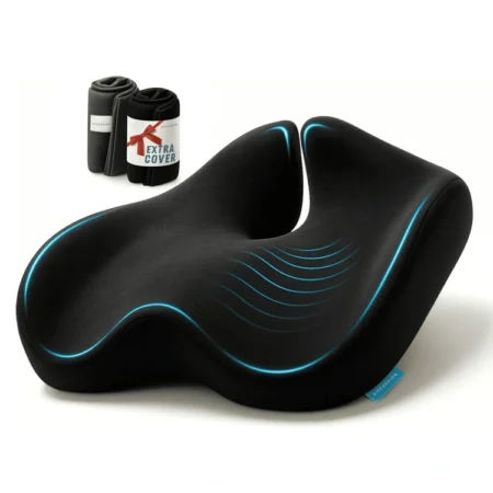 Black Office Seat Cushion_Sitcushion
