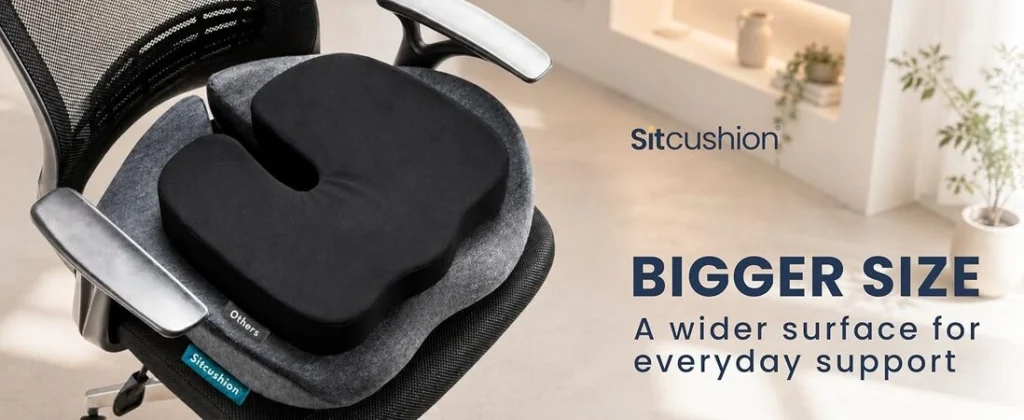 a wider surface for everyday support_Sitcushion