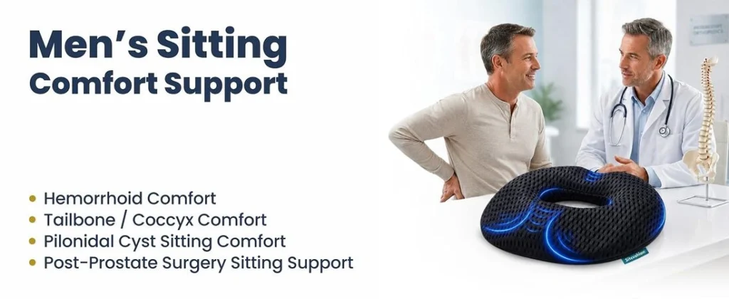 men's sitting comfort support